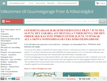 Tablet Screenshot of gourmetgarage.se